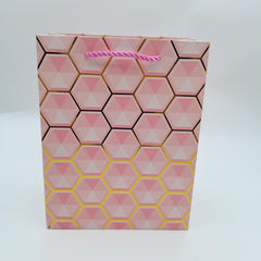 Bronzing Printed Card Paper Bag with Plastic Cap