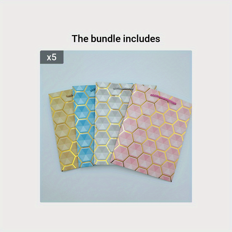 Bronzing Printed Card Paper Bag with Plastic Cap