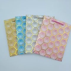 Bronzing Printed Card Paper Bag with Plastic Cap