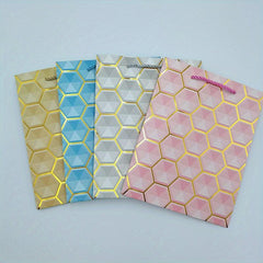 Bronzing Printed Card Paper Bag with Plastic Cap