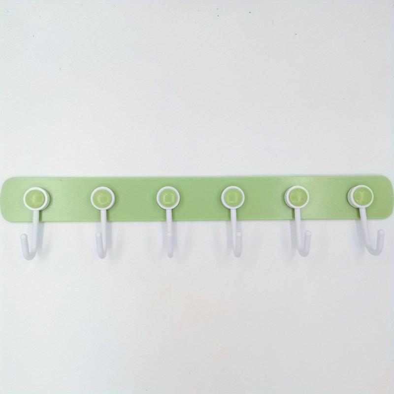 Kitchen Hanging Storage Rack 360 Rotating With 6 Hooks Towel Rag Hook Hanger