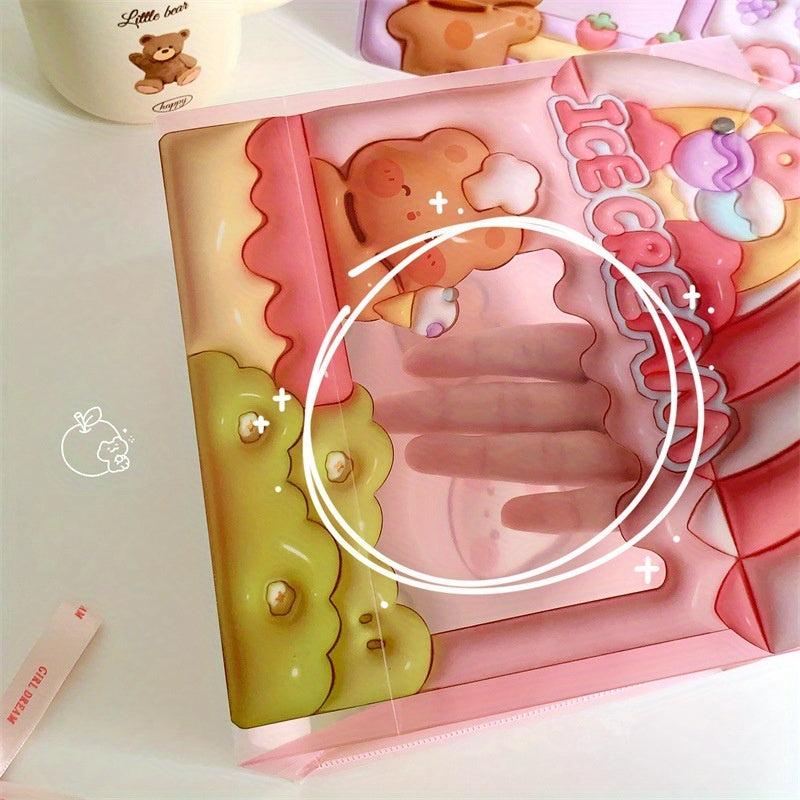 3D Cartoon Gift Bag for Birthday, Creative Tote Bag