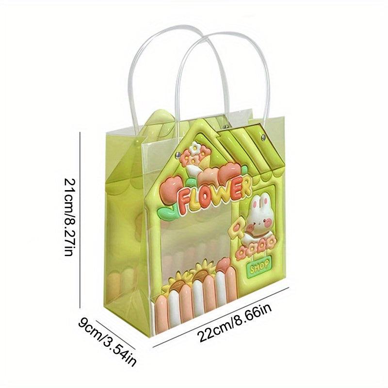 3D Cartoon Gift Bag for Birthday, Creative Tote Bag