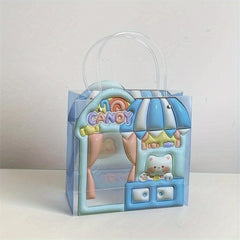 3D Cartoon Gift Bag for Birthday, Creative Tote Bag
