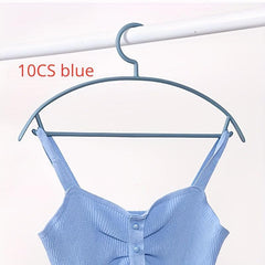 Wide Shoulder Clothes Hanger Non-slip Drying Rack Adult Plastic Dorm Student