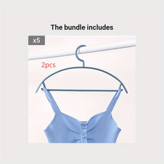 Wide Shoulder Clothes Hanger Non-slip Drying Rack Adult Plastic Dorm Student
