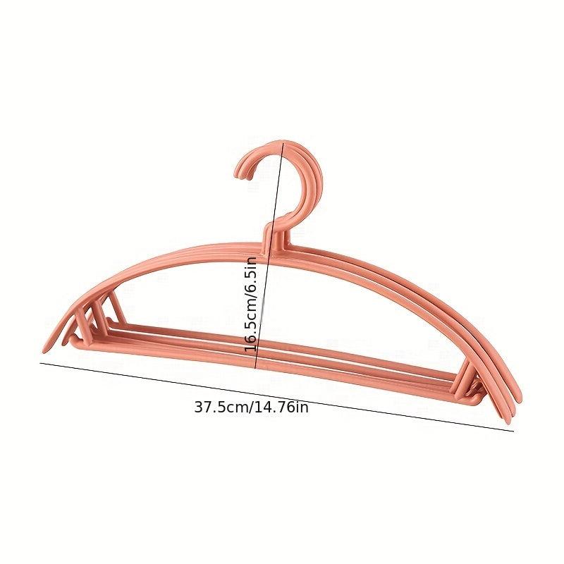 Wide Shoulder Clothes Hanger Non-slip Drying Rack Adult Plastic Dorm Student