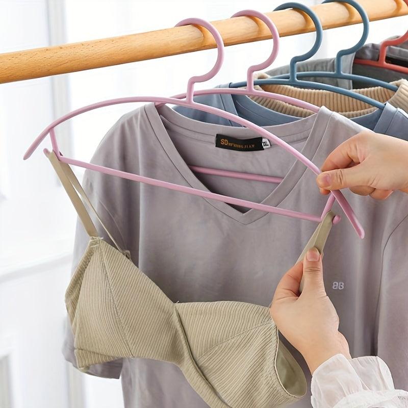 Wide Shoulder Clothes Hanger Non-slip Drying Rack Adult Plastic Dorm Student