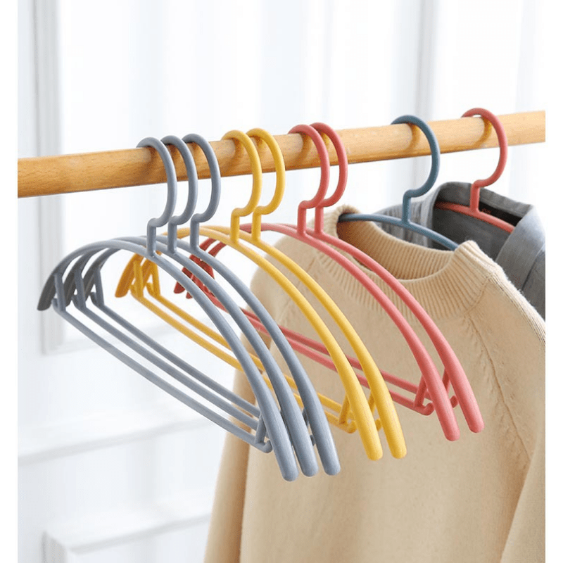 Wide Shoulder Clothes Hanger Non-slip Drying Rack Adult Plastic Dorm Student