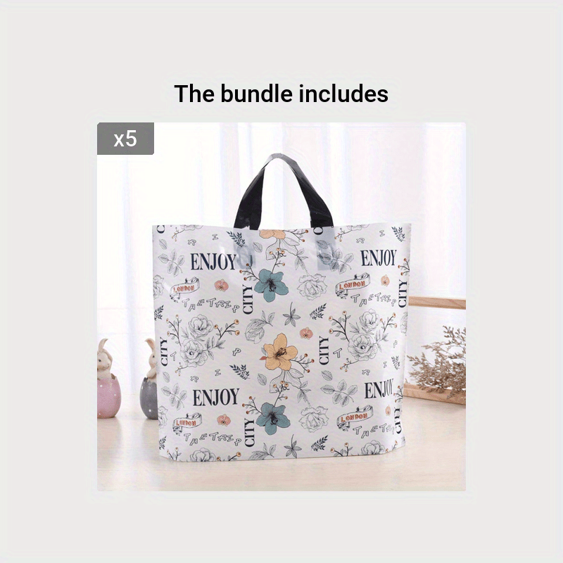 10pcs Women's Clothing Store Portable Plastic Packaging Bags