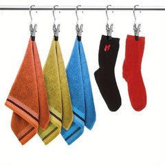 12pcs Portable Laundry Hooks Metal Boots Hangers