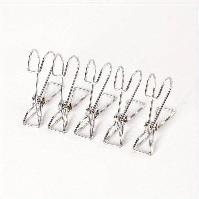 Stainless Steel Clip Socks Hanger Hook Drying Multifunction
