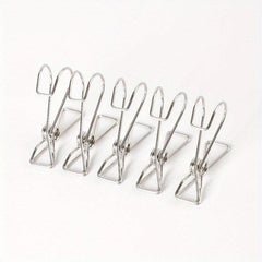 Stainless Steel Clip Socks Hanger Hook Drying Multifunction