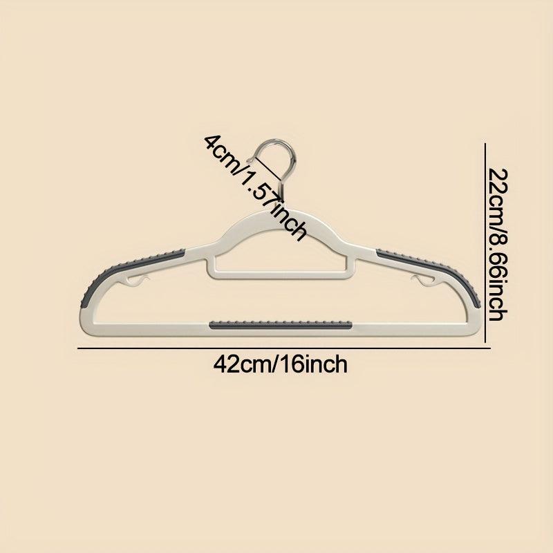 5pcs Fish Mouth Double Position Shoulder Resistant Hangers Set