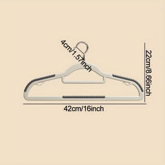 5pcs Fish Mouth Double Position Shoulder Resistant Hangers Set
