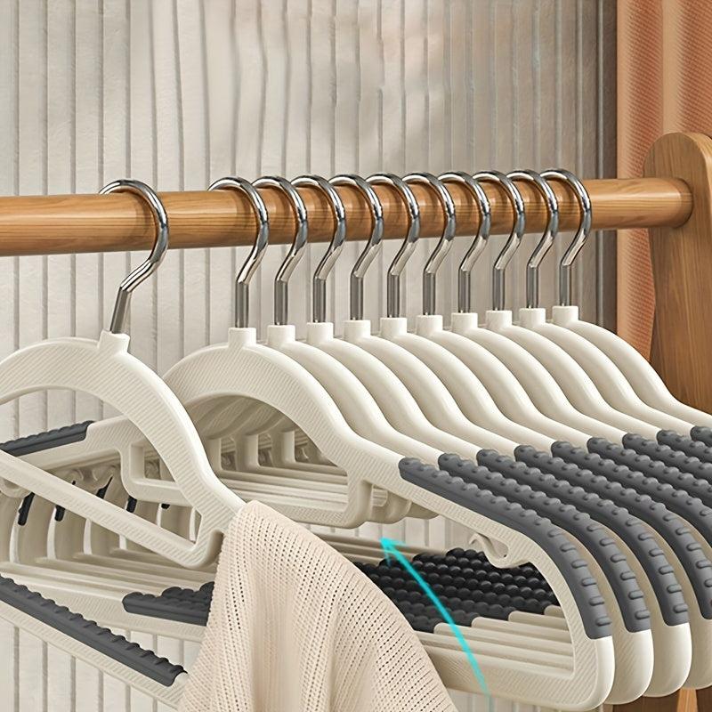 5pcs Fish Mouth Double Position Shoulder Resistant Hangers Set