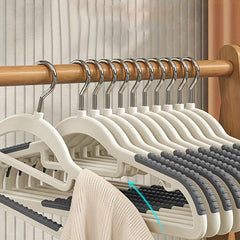 5pcs Fish Mouth Double Position Shoulder Resistant Hangers Set