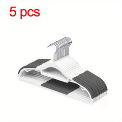 5pcs Fish Mouth Double Position Shoulder Resistant Hangers Set