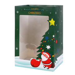2pcs Christmas Window Tote Bag Gift Flower Spot Gift Bag