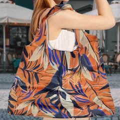 Large Capacity Reusable Grocery Bag with Handles, Foldable & Washable