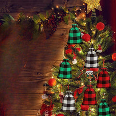 10pcs Christmas Drawstring Gift Bags Party Gift Bags Sacks Pouches