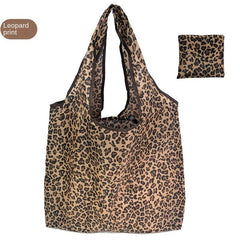 2pcs Flower Cloth Portable Grocery Bag Supermarket Shopping Bag