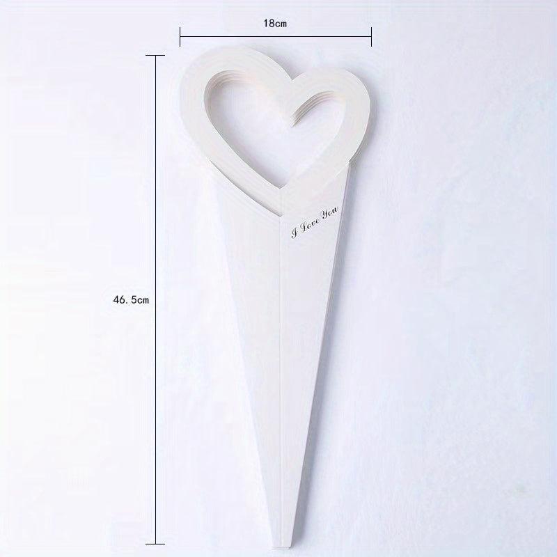 Single Rose Flower Arrangement Box Flowers Tote Small Bouquet Packaging Box