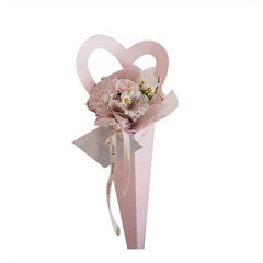 Single Rose Flower Arrangement Box Flowers Tote Small Bouquet Packaging Box