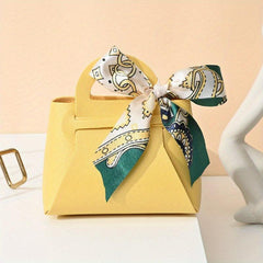 Leather Gift Bags Ribbon Wedding Favour Distributions Eid Mubarak Candy Packagin