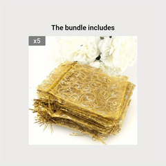 100pcs Organza Bags 8 99 11 Organza Drawstring Storage Bag Jewelry Bag
