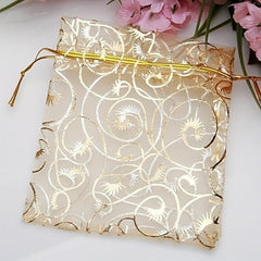 100pcs Organza Bags 8 99 11 Organza Drawstring Storage Bag Jewelry Bag