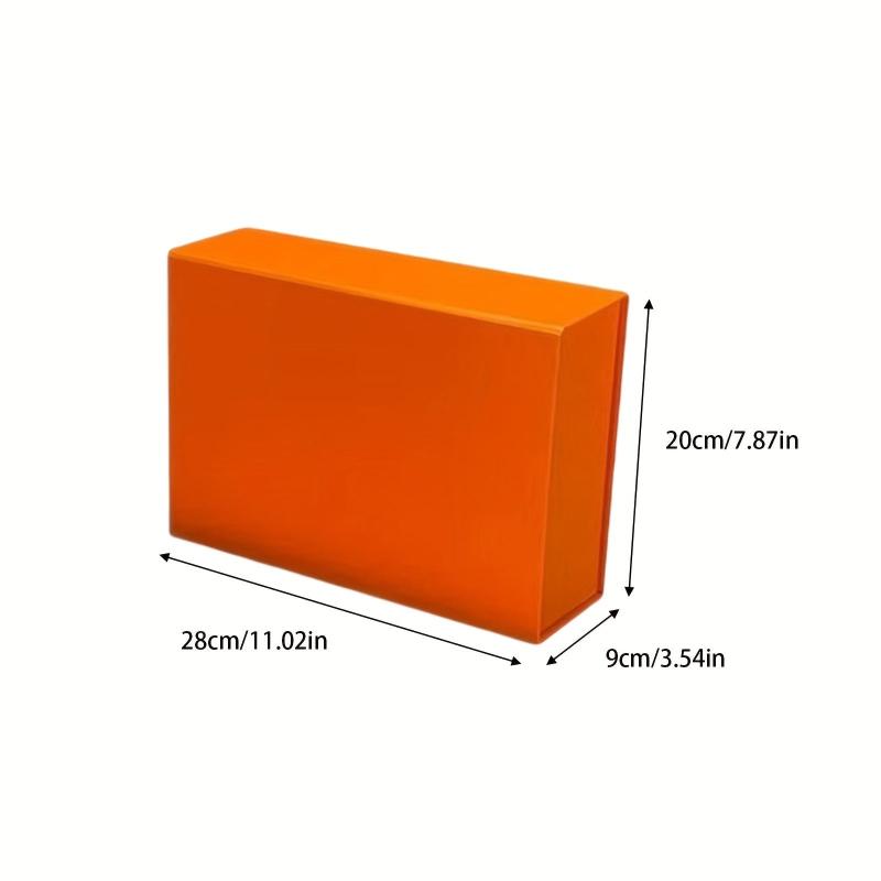 Orange Gift Box with Magnetic Closure