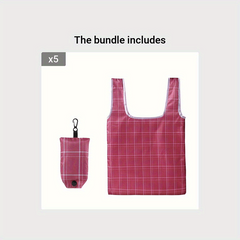 Portable Folding Bag Floral Polyester Bag for Shopping