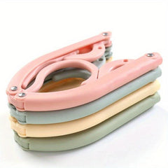 3pcs Portable Travel Hanger Retractable Plastic Rack Drying Rack