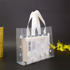 Thickened Transparent Handbag Kids Gift Food Packaging Plastic Bag
