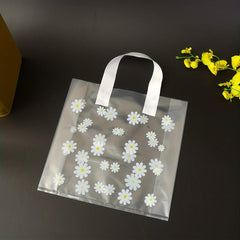 Thickened Transparent Handbag Kids Gift Food Packaging Plastic Bag