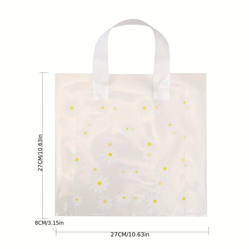 Thickened Transparent Handbag Kids Gift Food Packaging Plastic Bag