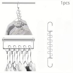 Porous Wave Magic Hanger Wardrobe Storage Rack