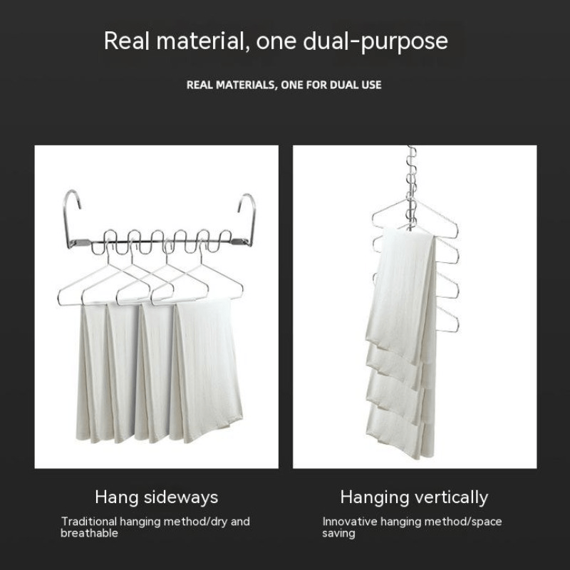 Porous Wave Magic Hanger Wardrobe Storage Rack