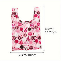 Portable Shopping Bag Printed Storage Bag Foldable Shopping Bag