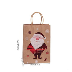 Christmas Paper Gift Bags Snowflakes Christmas Tree Candy Cookie Bag