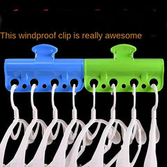 Clothesline Clamp For Indoor And Outdoor Use