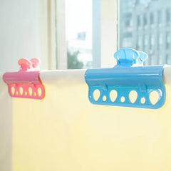 Clothesline Clamp For Indoor And Outdoor Use