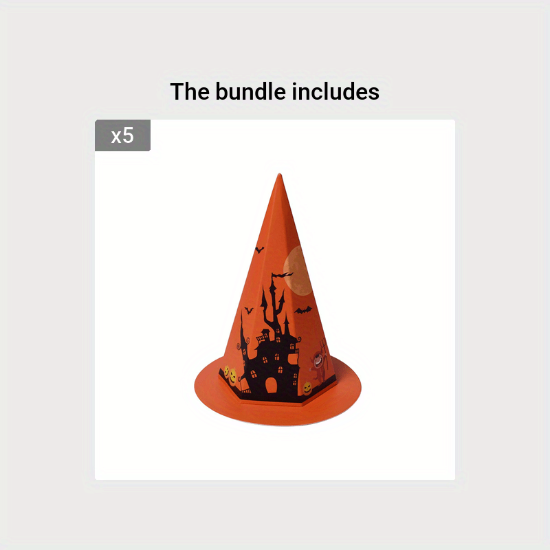 10pcs Halloween Cartoon Hat Candy Cookie for Party