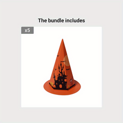 10pcs Halloween Cartoon Hat Candy Cookie for Party