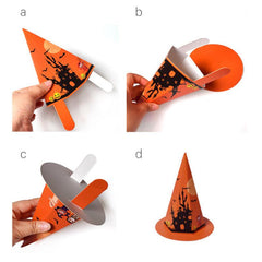 10pcs Halloween Cartoon Hat Candy Cookie for Party