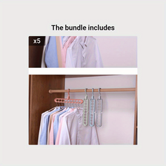 Nine-hole Hanger Traceless Folding Pants Hanger