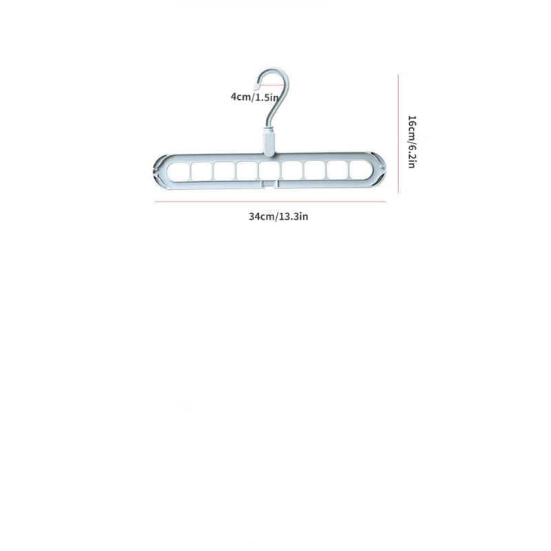 Nine-hole Hanger Traceless Folding Pants Hanger