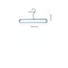 Nine-hole Hanger Traceless Folding Pants Hanger
