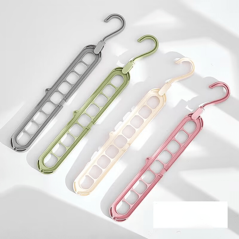 Nine-hole Hanger Traceless Folding Pants Hanger